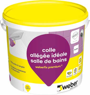 WEBERFIX PREMIUM  10KG Colle allégée spécial salle de bains